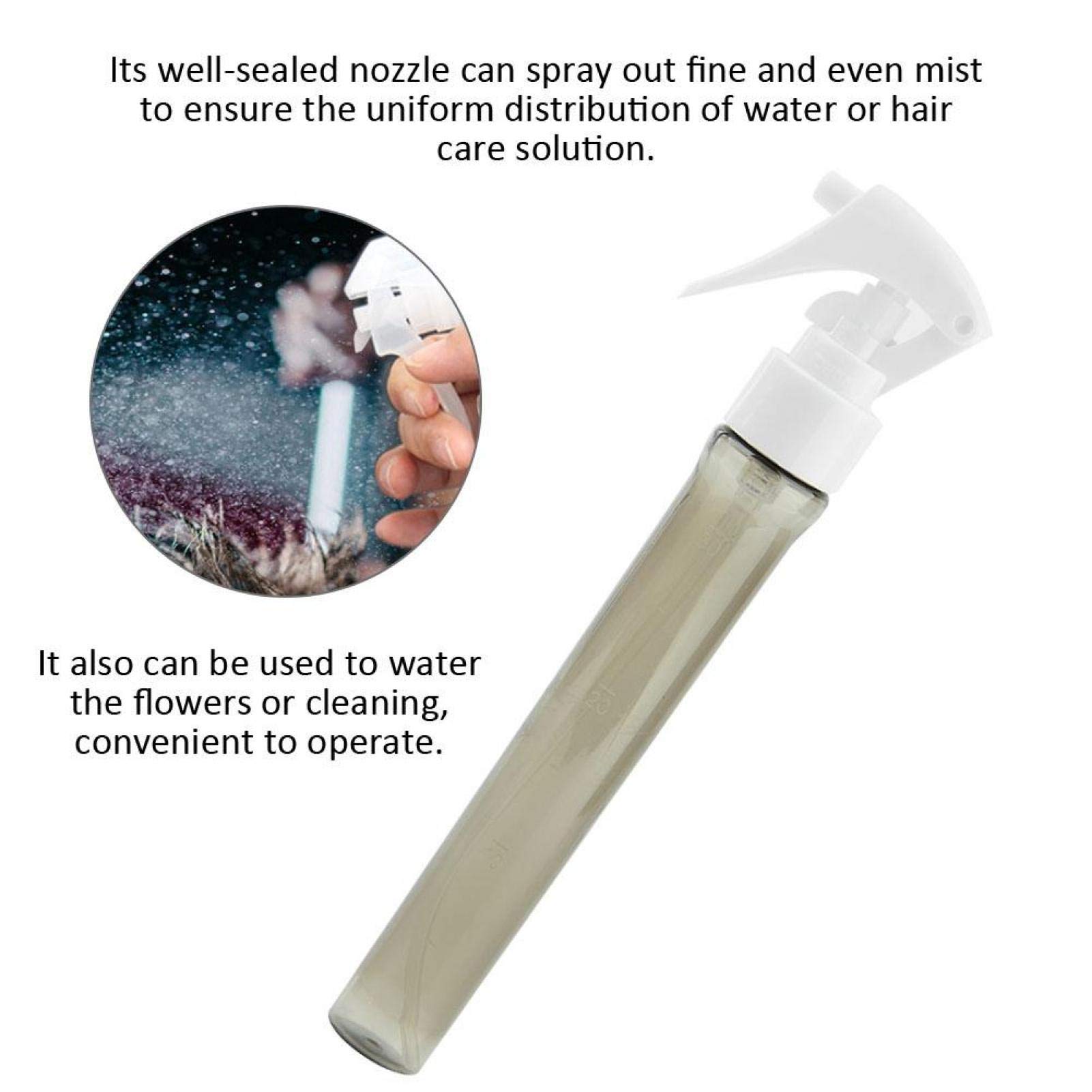 Professional Barber Spray Bottle for Hair Styling - Mini Fine Mist Sprayer for Pets & Home Use - Perfect for Hair Salons, Grooming & Plant Care (Brown)