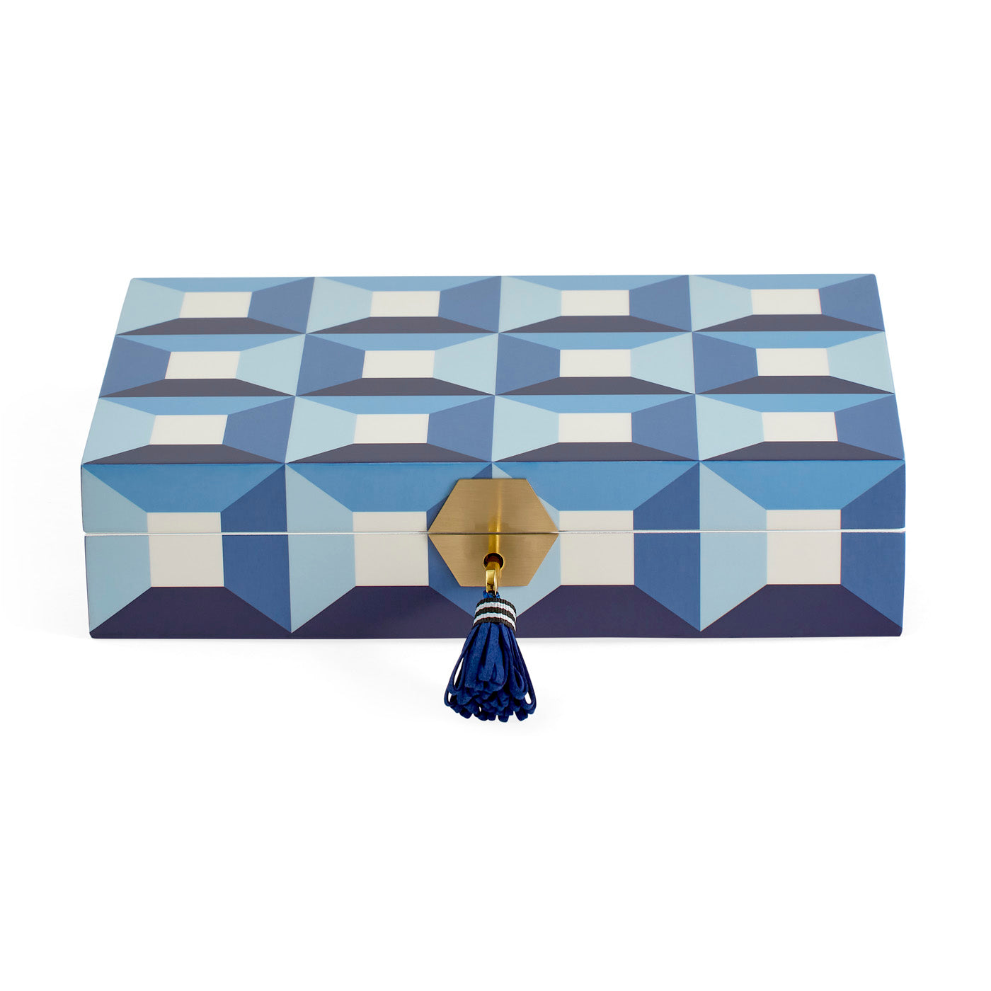 Sorrento Lacquer Jewelry Box - Elegant Wooden Keepsake Organizer for Necklaces, Rings & Earrings - Perfect for Bedroom Vanity, Wedding Gifts & Travel Storage