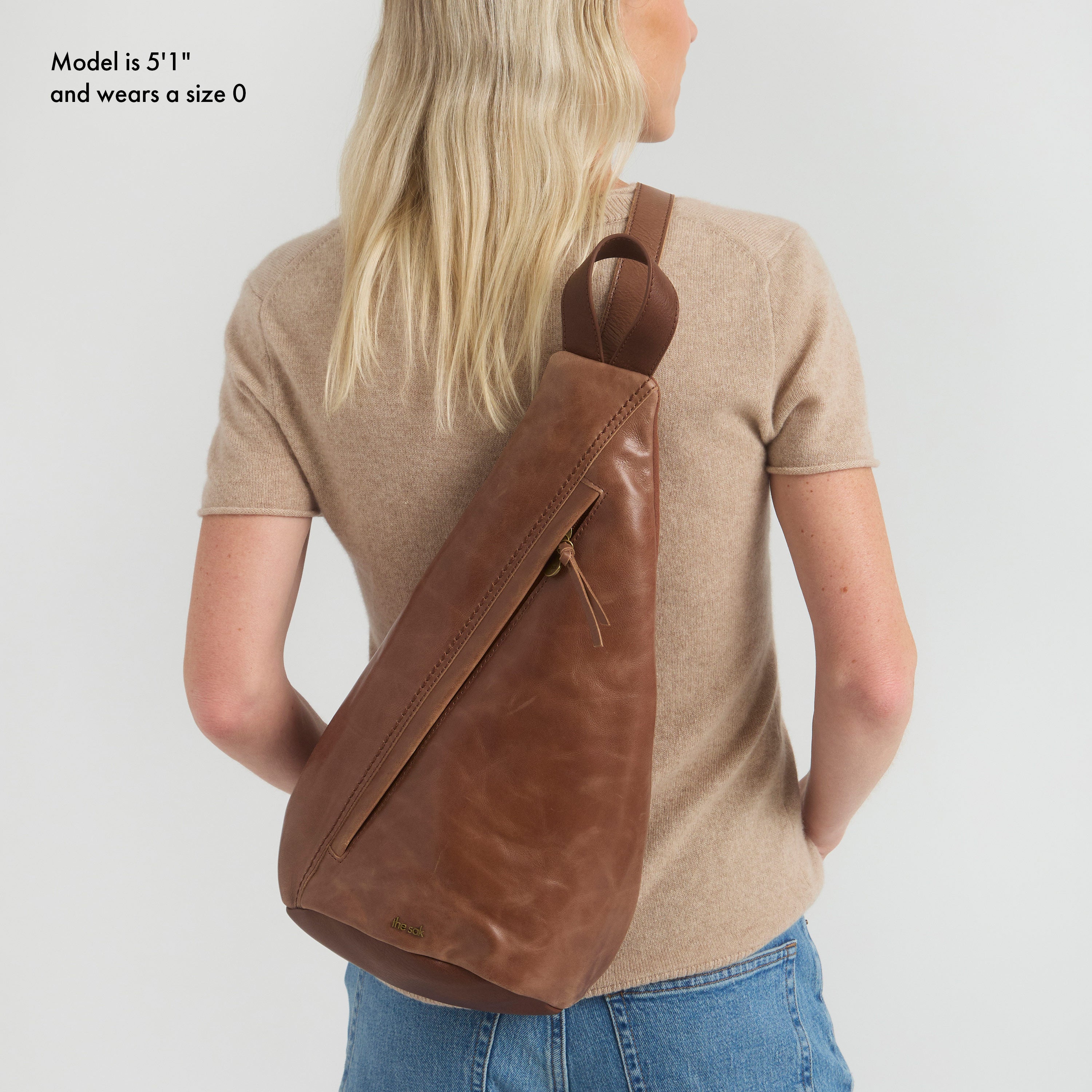 On The Go Sling Backpack - Lightweight Crossbody Travel Bag for Men & Women - Perfect for Hiking, Commuting & Everyday Use