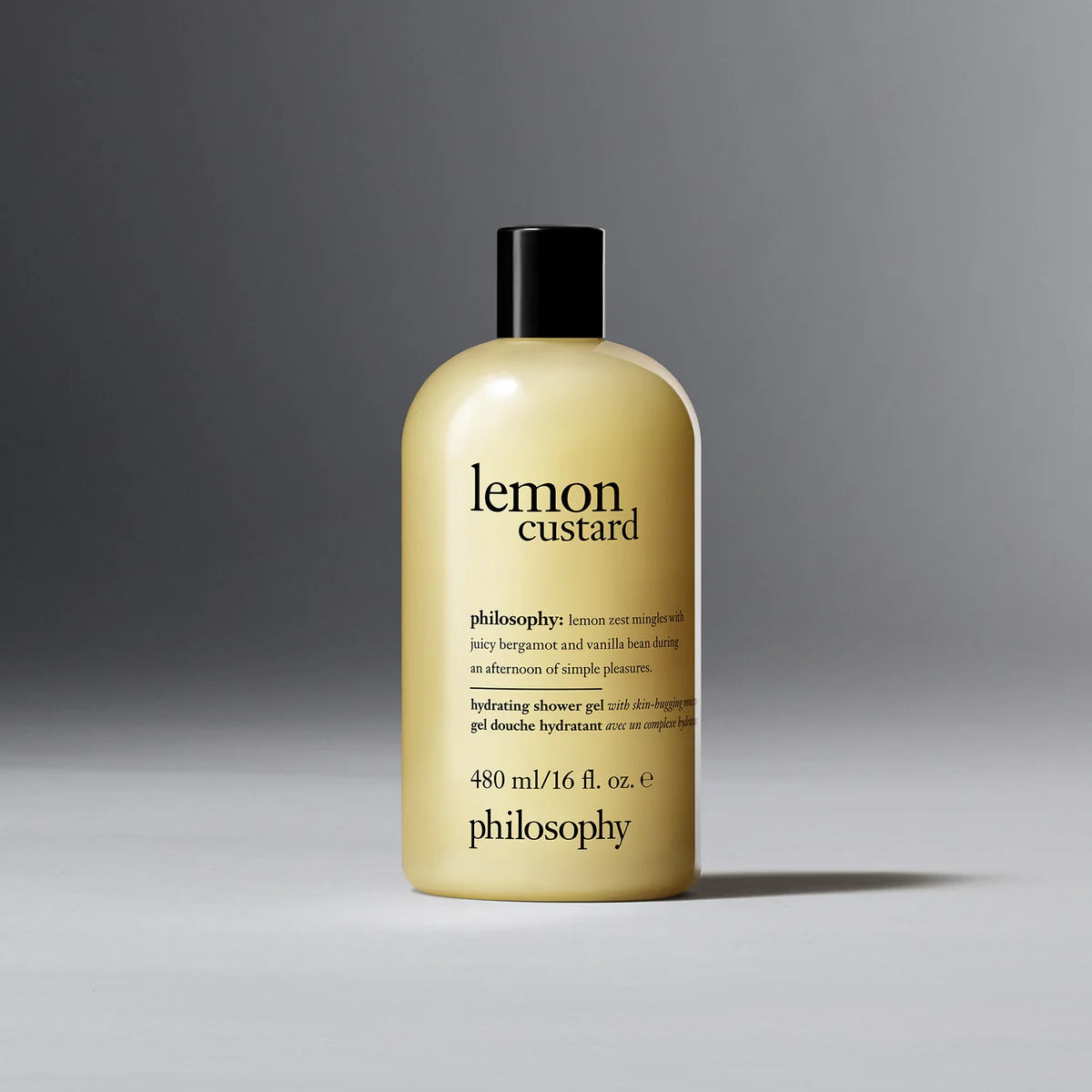 Lemon Custard Hydrating Shower Gel - Moisturizing & Refreshing Body Wash for Dry Skin - Perfect for Daily Use & Spa Days