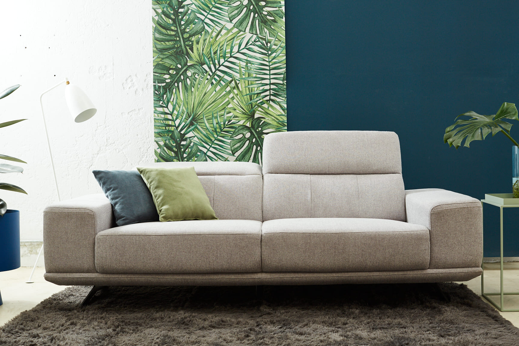 SOFA BOCK 2.2m (86.6in) Modern Sectional Sofa - Perfect for Living Room, Lounge & Family Room Comfort