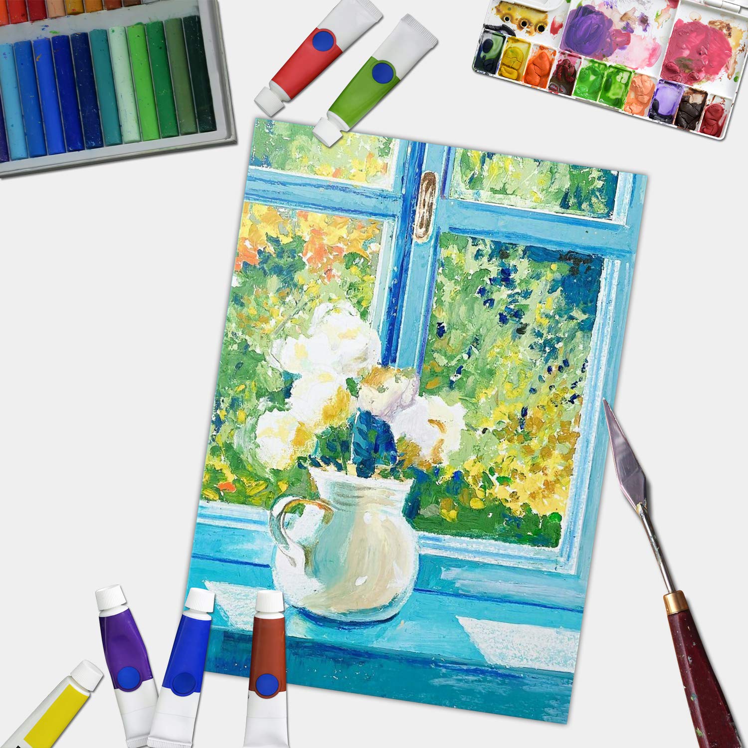Golden State Art 11x14 White Backing Boards - Pack of 100, 4-Ply Thickness, Acid-Free & Signature Friendly - Perfect for Framing Photos, Art Prints, Certificates & Picture Displays (Home Decor, Gallery Exhibits, Office Presentations)
