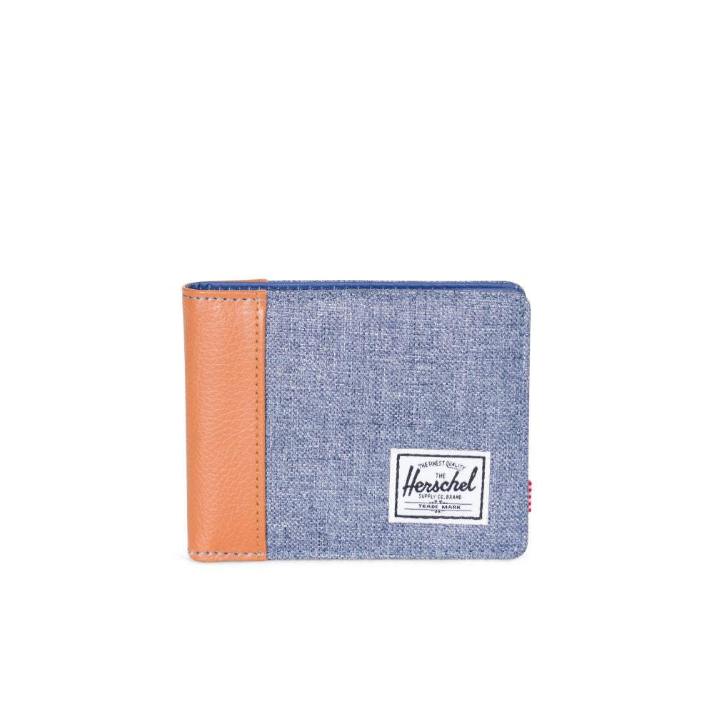 Herschel Edward Wallet - Slim RFID Blocking Bifold Wallet for Men - Dark Chambray - Perfect for Everyday Carry & Travel Essentials