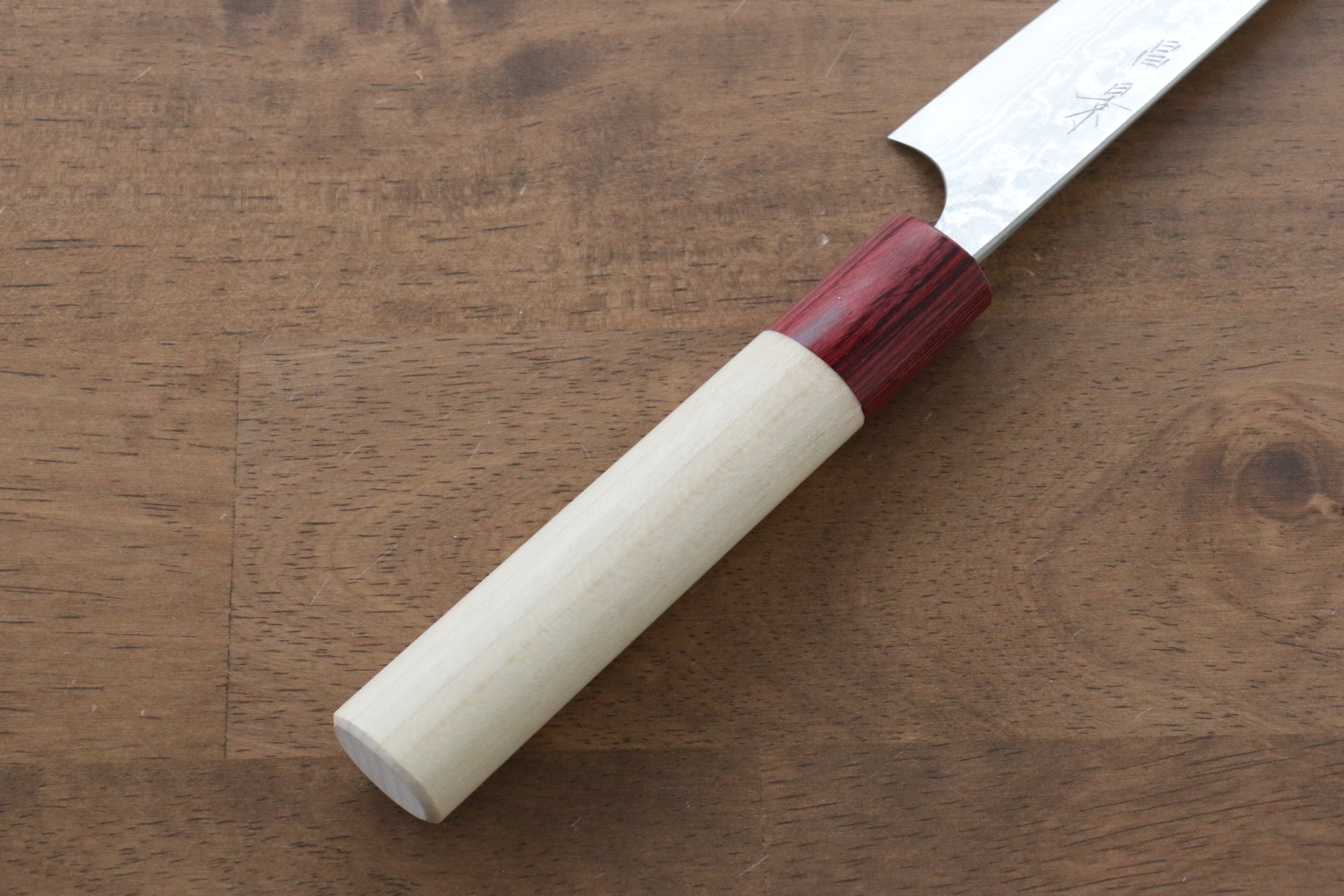 Masakage Kiri VG10 Damascus 120mm Petty Knife - Japanese Utility Kitchen Knife with Magnolia Wood Handle - Perfect for Slicing, Peeling & Precision Cutting Fruits, Vegetables & Boneless Meat