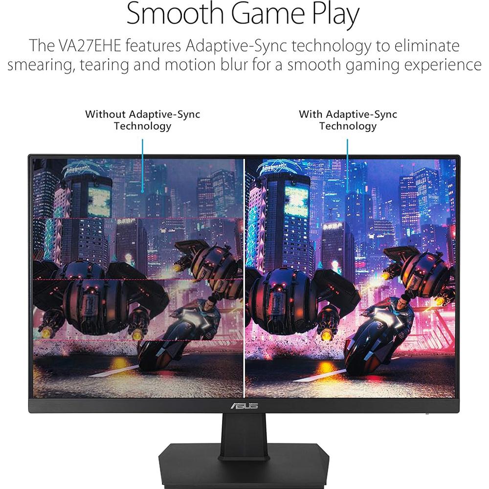 ASUS 27-inch Full HD IPS Monitor with 75Hz Refresh Rate, HDMI Port & Eye Care Technology - Perfect for Home Office, Gaming & Entertainment