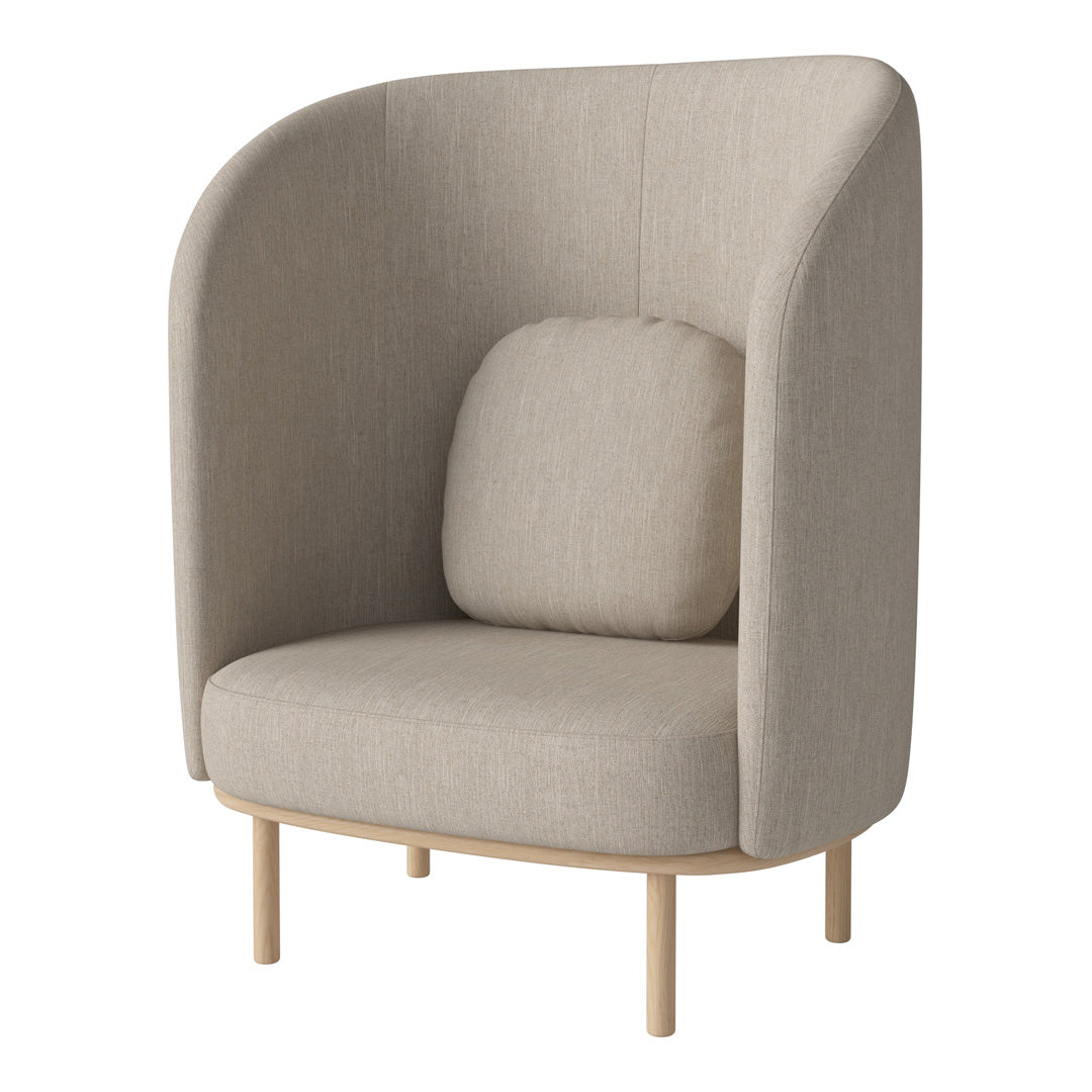 Fuuga Modern Nesting Armchair Set of 2 - Space Saving Stackable Lounge Chairs for Small Living Room, Bedroom or Office - Comfortable Accent Seating for Home Decor