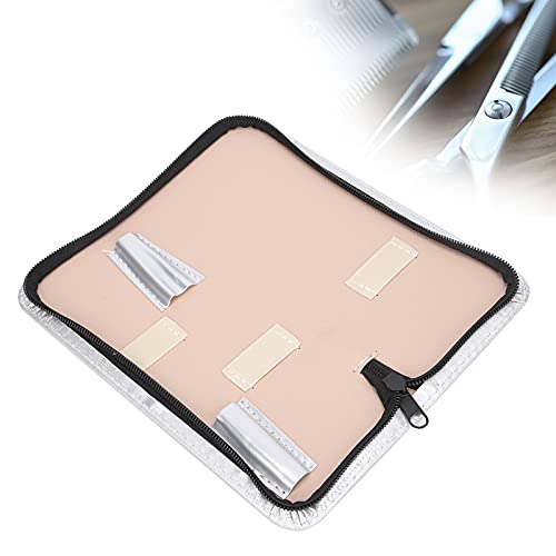 Professional Hairdresser Scissor Bag - PU Leather Portable Travel Pouch for Barber Tools & Hair Styling Accessories - Perfect for Salons, Home Use & On-the-Go Stylists