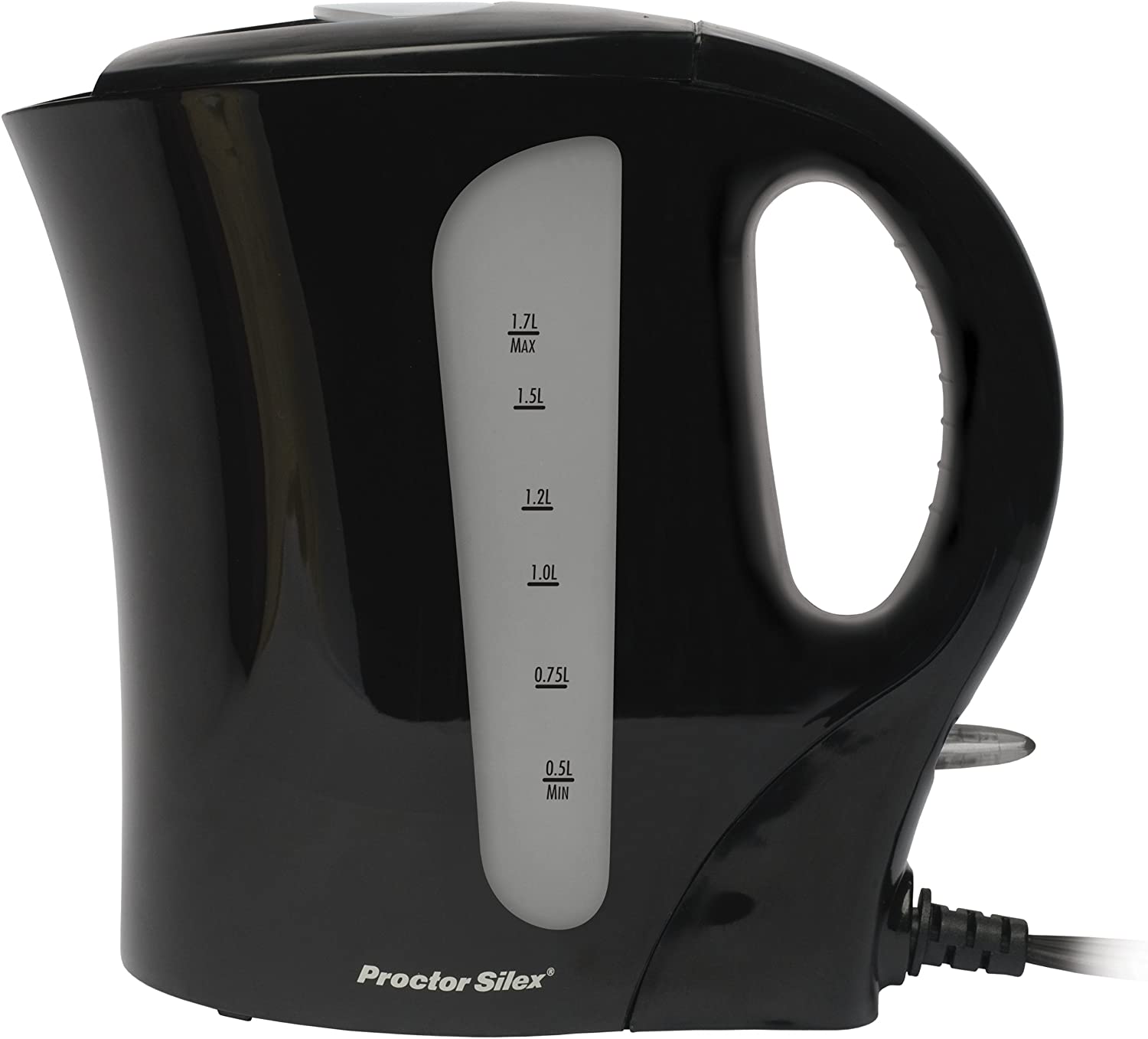 Proctor Silex 1.7L Electric Kettle K3087 - Fast Boiling Water for Coffee, Tea & Instant Meals - Perfect for Home, Office & Dorm Use