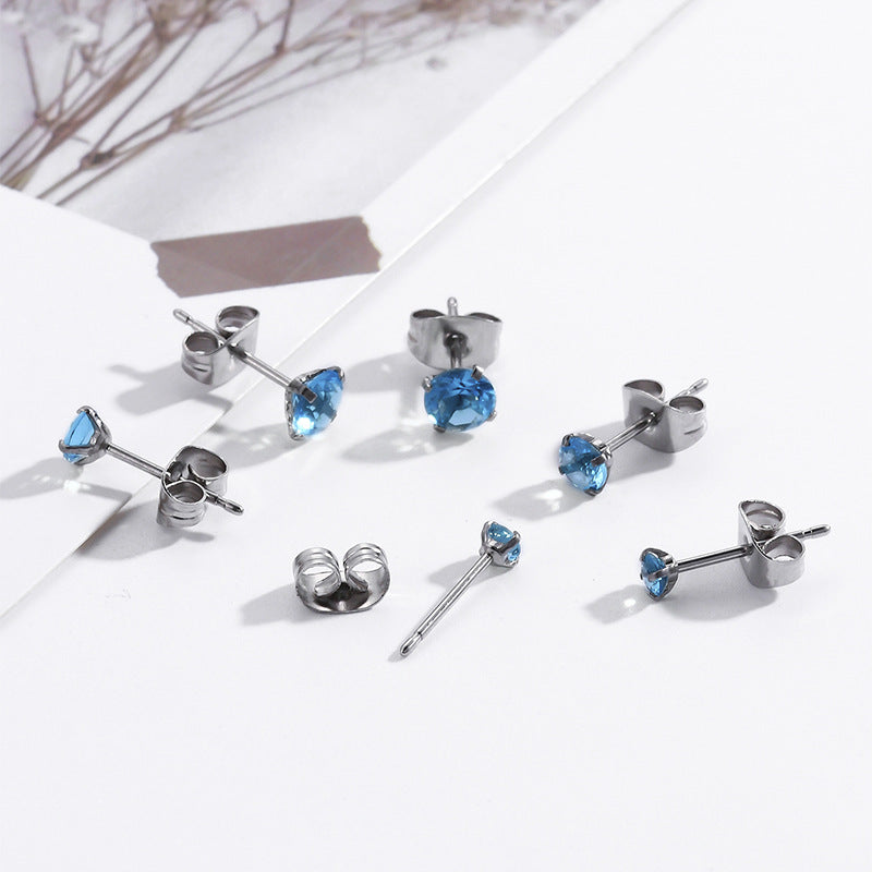 18K Gold Plated Cartilage Earrings Surgical Steel Tiny Stud Earrings with CZ Stones | Sleeper Earrings for Women | Perfect for Daily Wear, Gifts & Special Occasions
