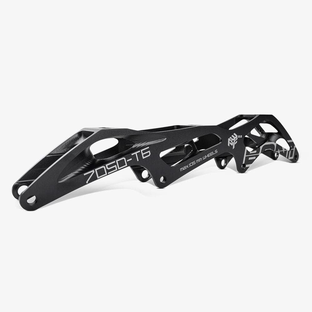 Bont 3PF 7050 Speed Skating Frame - Black | Professional Racing Frame for Inline & Ice Speed Skates | Perfect for Competitive Skaters & Training