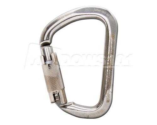 Kong XL Stainless Steel 3-Stage Autolock 35kN Heavy Duty Carabiner - Rock Climbing, Rescue Gear & Outdoor Safety Equipment