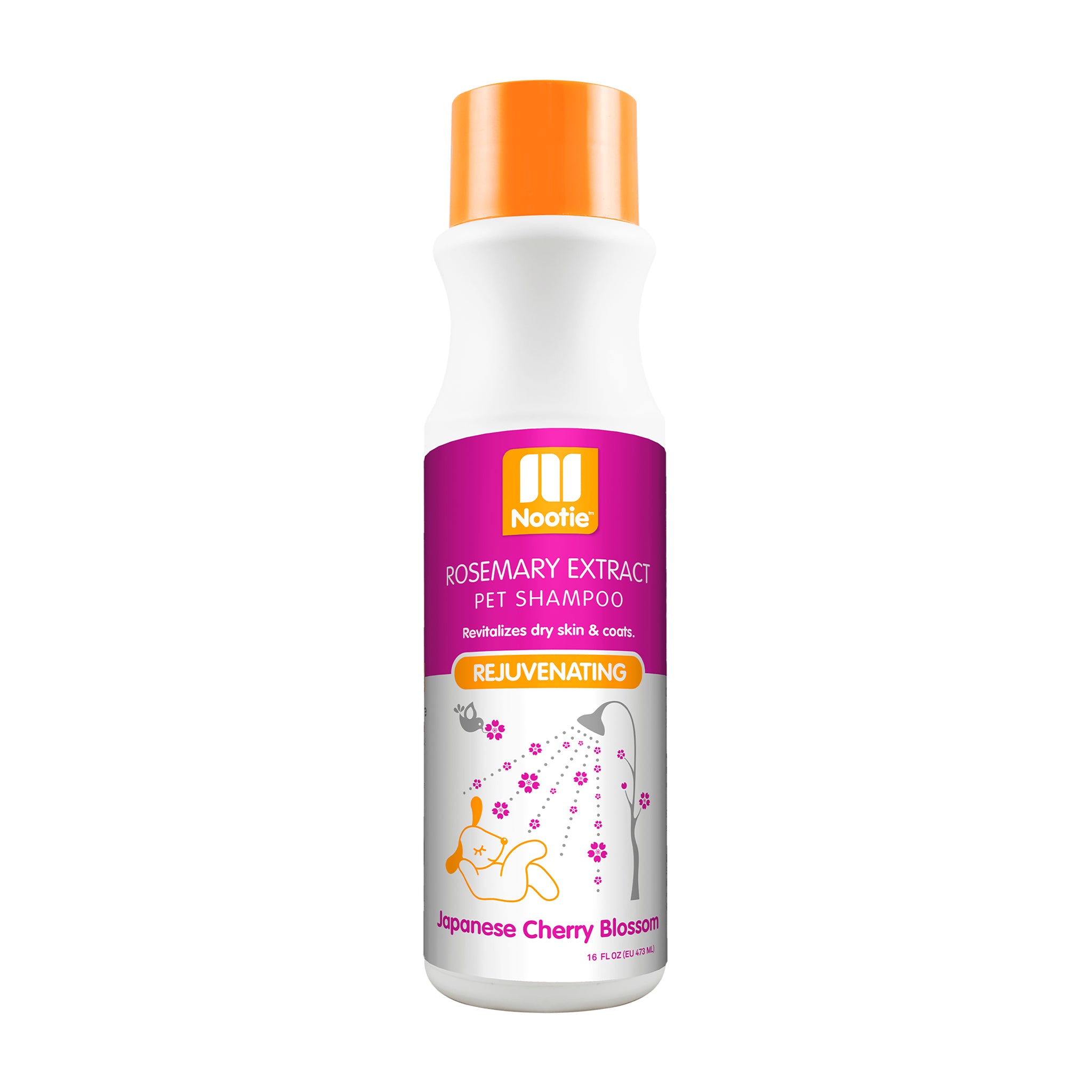 Nootie Rejuvenating Dog Shampoo - Japanese Cherry Blossom Scent for Soft, Shiny Coat | Gentle Cleansing & Moisturizing Formula | Perfect for Bath Time & Grooming