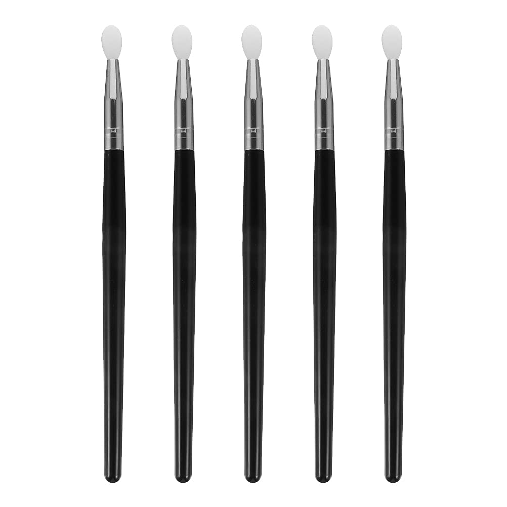 5pcs Soft Silicone Lip Brush & Cleanser - Lipstick Applicator & Massage Scrubber for Makeup Removal & Exfoliation - Perfect for Lip Care Routine & Cosmetic Application (Home & Travel Use)