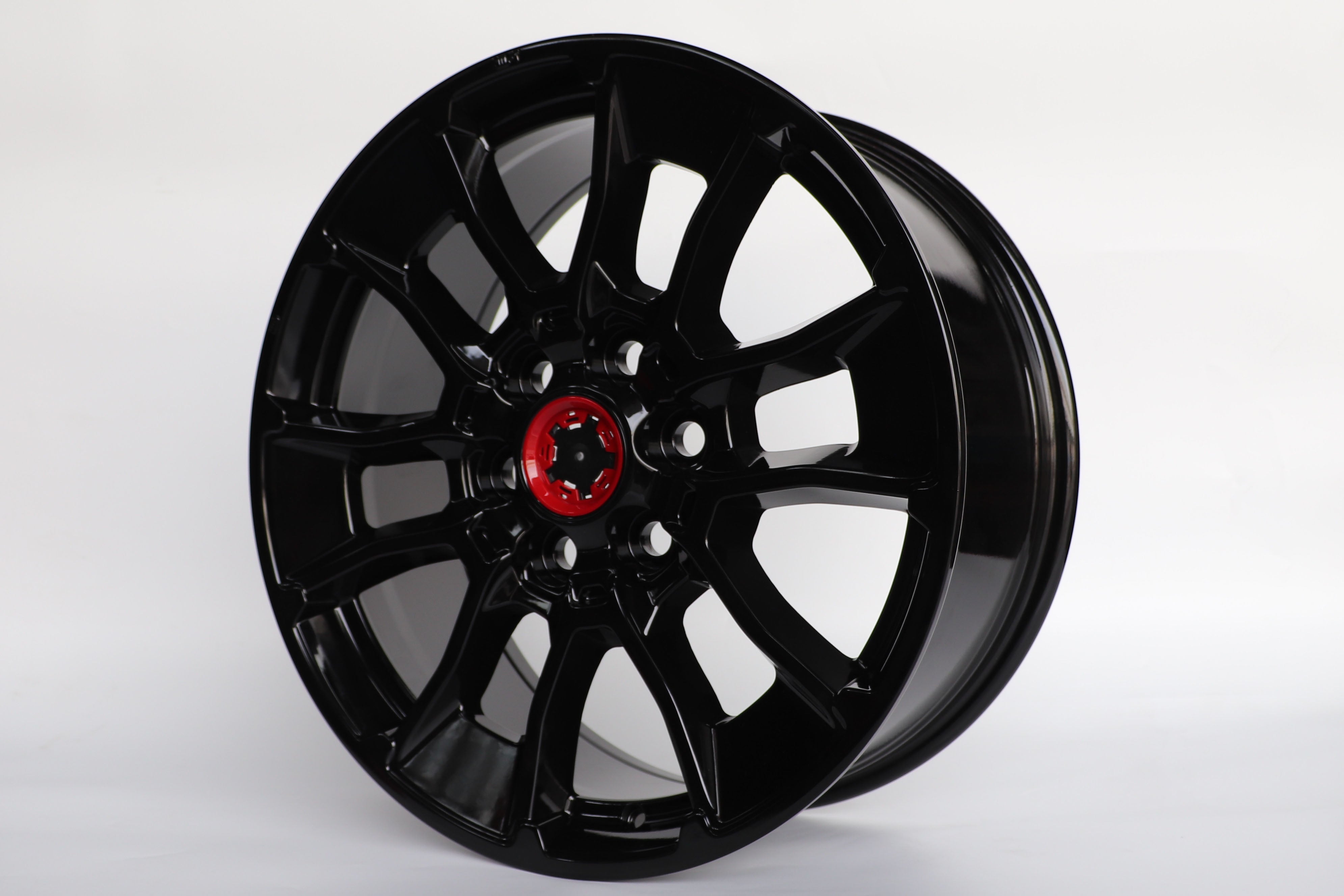 2023 Black Pro Style Flow Formed Wheels for Toyota Tundra & Sequoia - Durable Alloy Rims for Off-Road & Street Performance