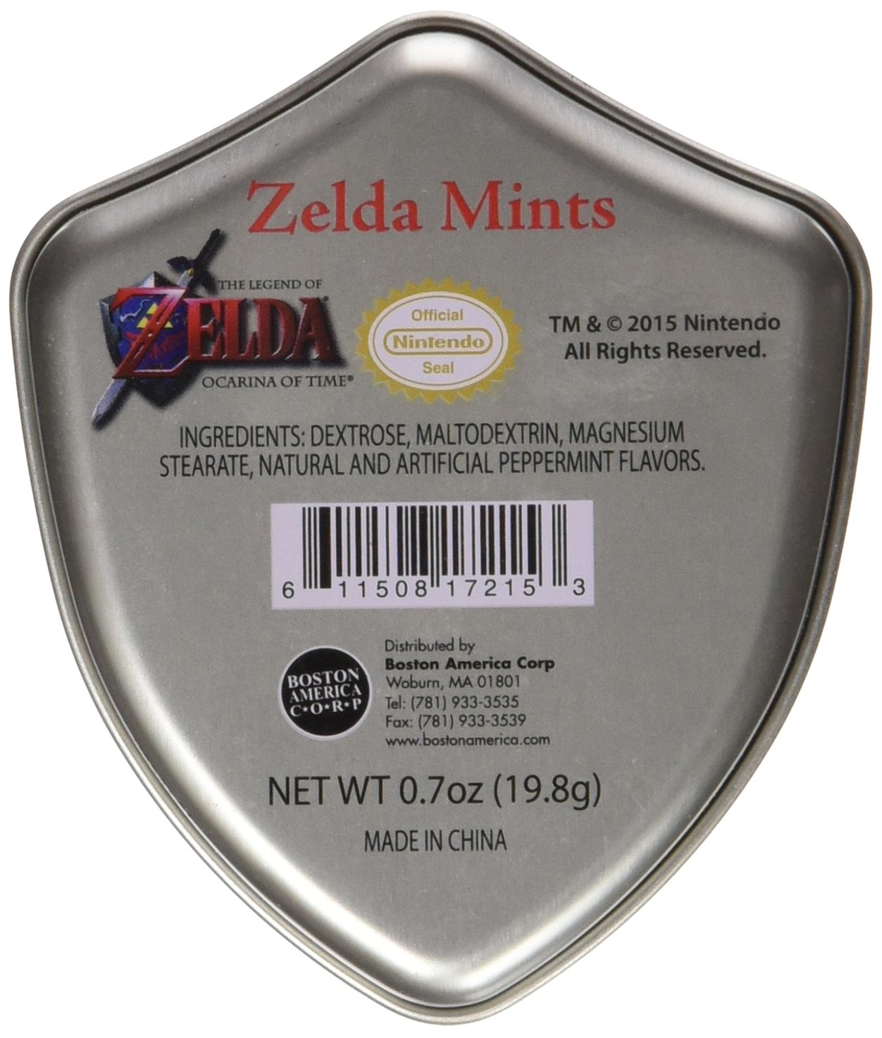 Boston America The Legend of Zelda Breath of the Wild Collector's Tin Mints - 18 Count Display Box | Nintendo Licensed Candy for Gamers & Collectors | Perfect for Gaming Parties, Office Treats & Gift Giving