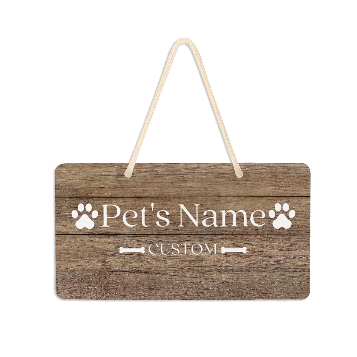 Custom Dog House Sign - Personalized Pet Home Decor for Dog Lovers | Perfect for Backyard Dog Houses & Indoor Pet Spaces