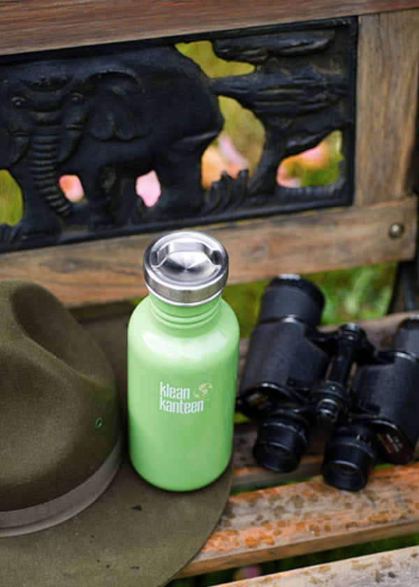Klean Kanteen Classic 18oz (532mL) Stainless Steel Water Bottle - Eco-Friendly, BPA-Free, Leak-Proof for Hiking, Gym & Everyday Use