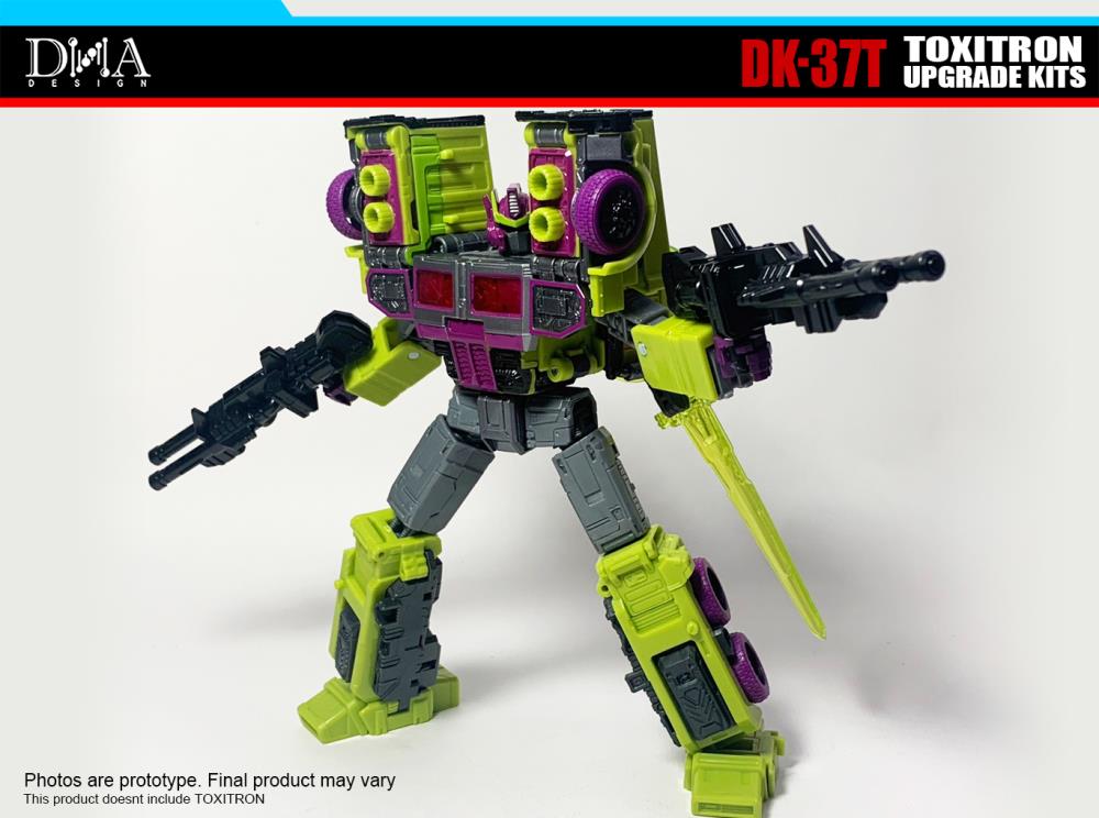 DNA Design DK 37T Upgrade Kit for Transformers Legacy Laser Toxitron - Enhance Your Collectible Figure with Premium Parts (Ideal for Display, Photography & Customization)