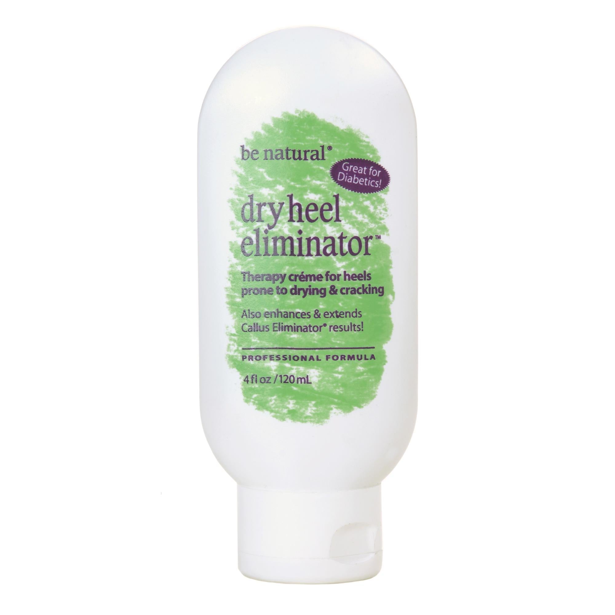 Be Natural Dry Heel Eliminator - Moisturizing Foot Cream for Cracked Heels & Rough Skin - Best for Dry Feet Care at Home, Spa & Pedicure