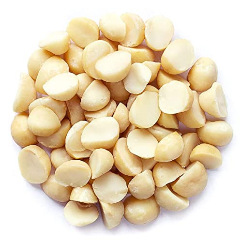 Bulk Raw Macadamia Nuts 10lbs - Unsalted, Gluten-Free, No Artificial Colors/Flavors/Preservatives - Wholesale Commercial Food Supply - Perfect for Baking, Snacking & Healthy Gift Baskets