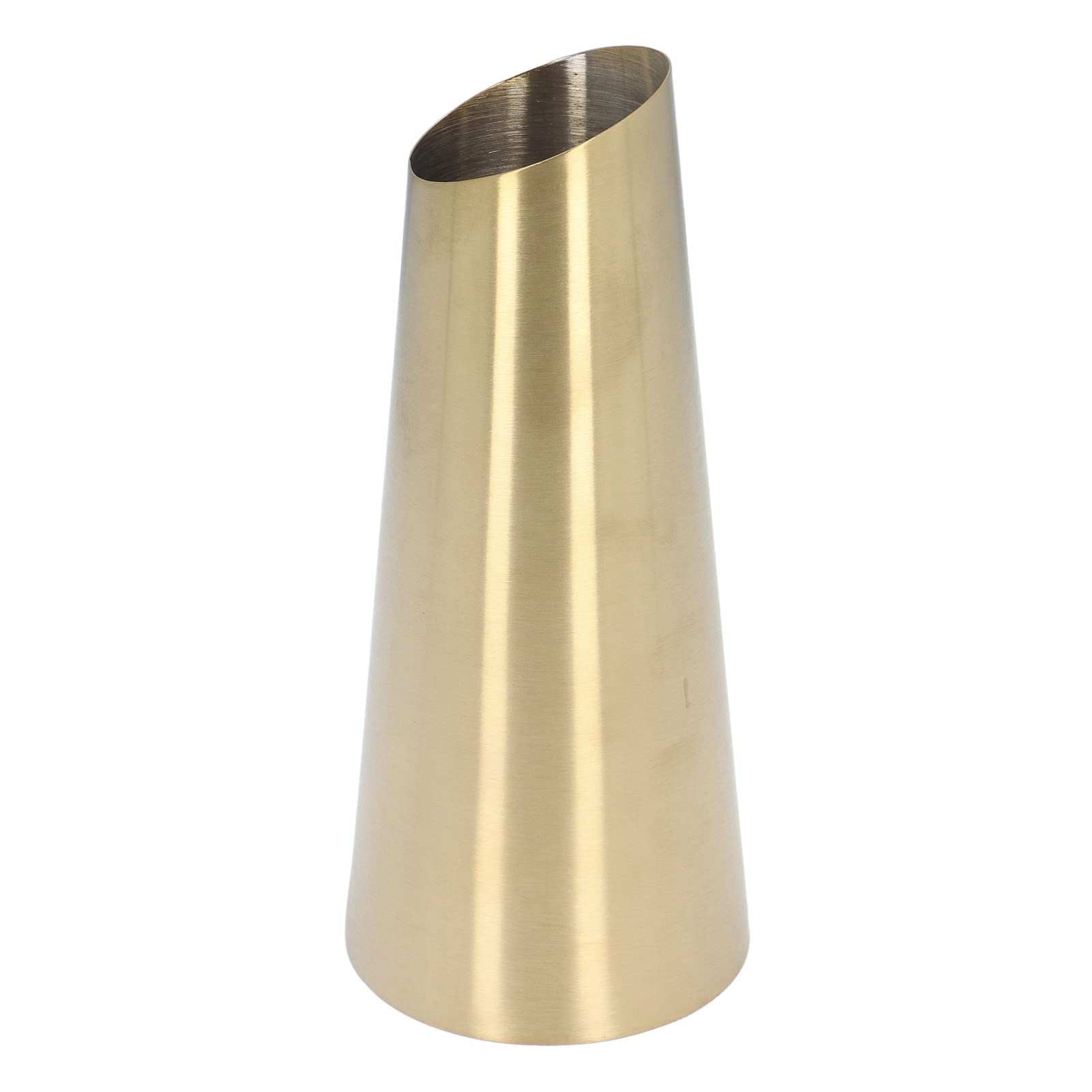 Modern Narrow Cone-Shaped Desk Vase - Durable Ceramic Home Decor for Office, Living Room & Dining Table | Perfect for Fresh Flowers & Minimalist Decor