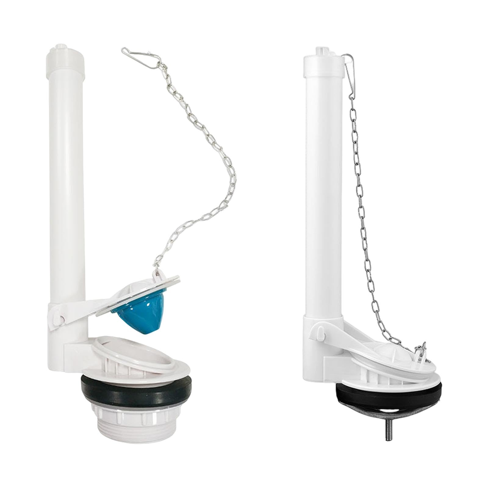 Universal CALANDIS® Toilet Flush Valve Replacement - High-Quality Bathroom Accessory & Integral Drain Valve Kit (1 Flush Valve Assembly) for Easy Toilet Tank Repair | Perfect for Home, Hotel & Commercial Restroom Maintenance