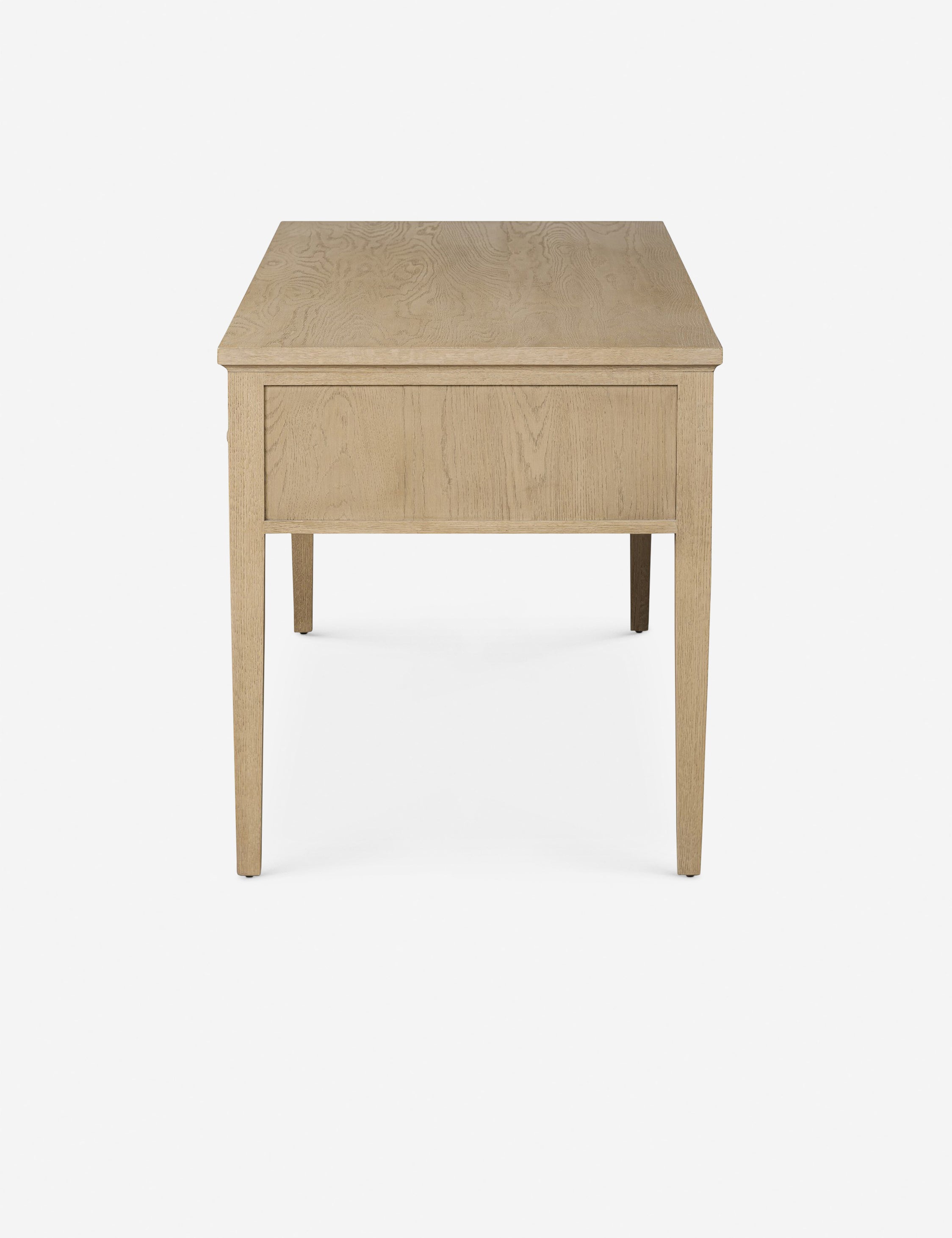 Amber Lewis x Four Hands Bush Desk - Modern Wooden Writing Desk for Home Office, Study & Workspace | Stylish & Functional Design for Professionals & Students