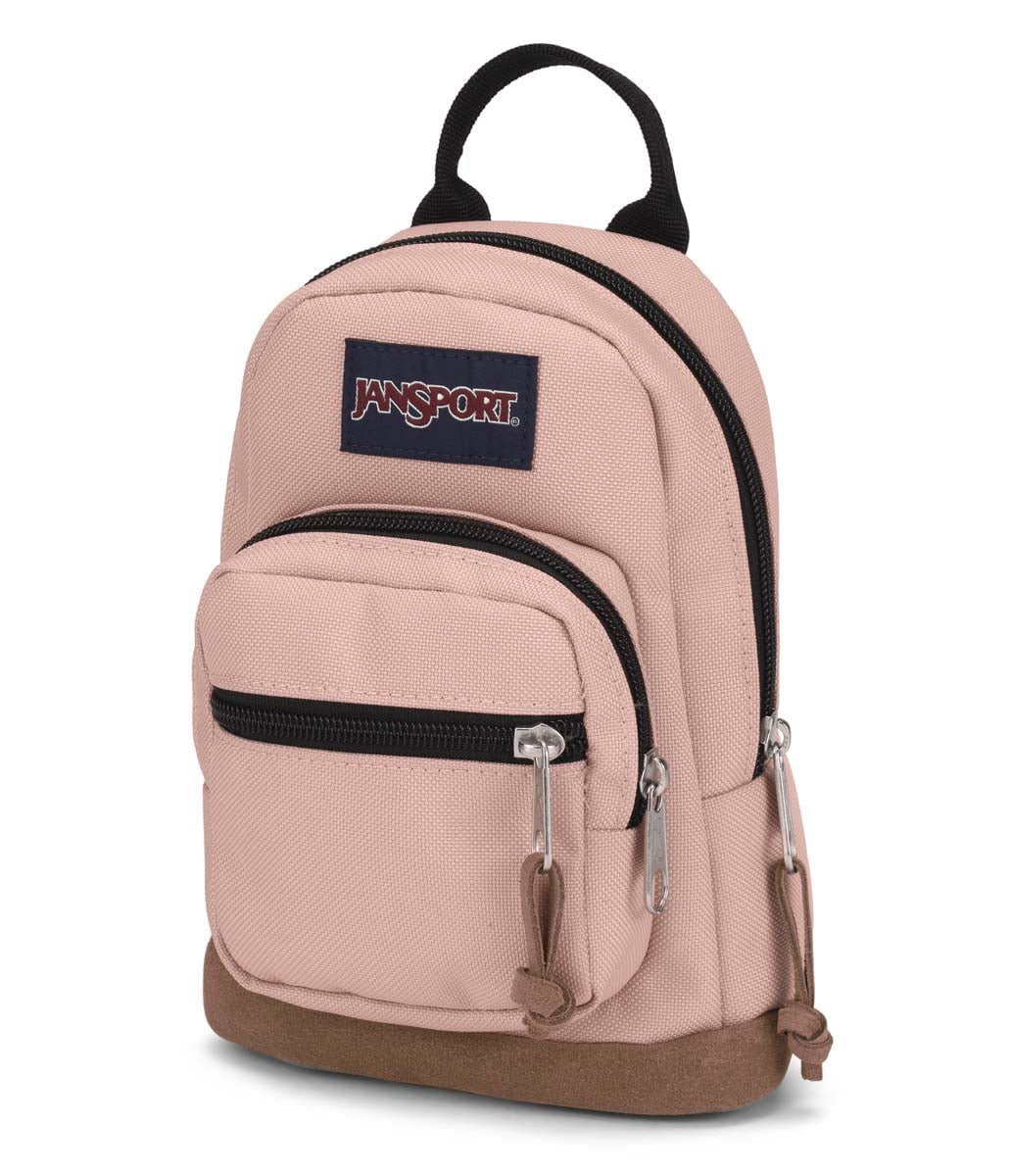 JanSport Right Pack Mini Backpack - Lightweight & Durable School Bag for Women & Teens, Misty Rose Color | Perfect for College, Travel & Everyday Use