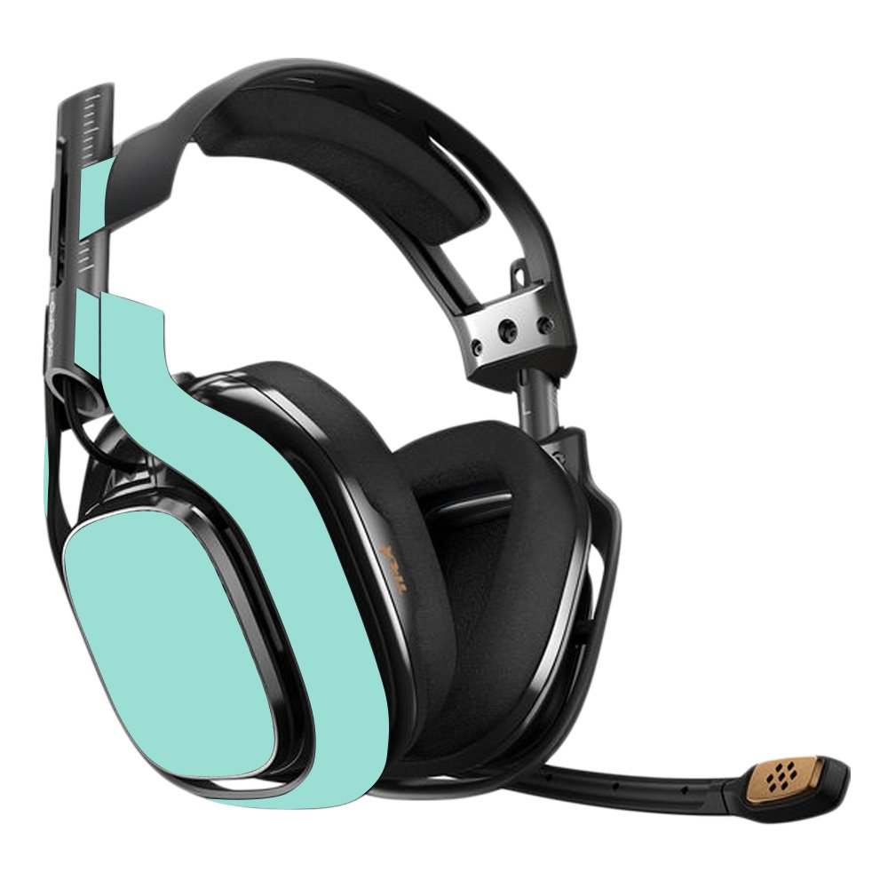 Astro A40 3rd Generation Gaming Headset Skin - Solid Seafoam Vinyl Decal Wrap Cover | Protective, Durable & Easy to Apply | Made in USA | Perfect for Gaming, Streaming & Customizing Your Headset