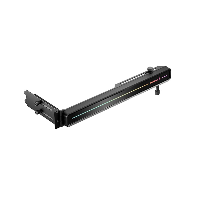 Deepcool ST500 ARGB GPU Support Bracket - RGB Graphics Card Holder with Adjustable Height for PC Gaming Setup, Perfect for Custom RGB Builds and Vertical GPU Mounting
