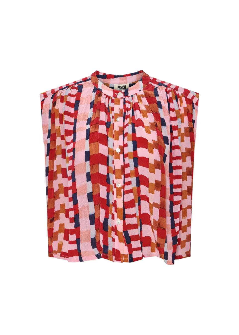 Edlyne Women's Sleeveless Blouse - Colorful Summer Tops for Casual Wear, Office & Outdoor Activities