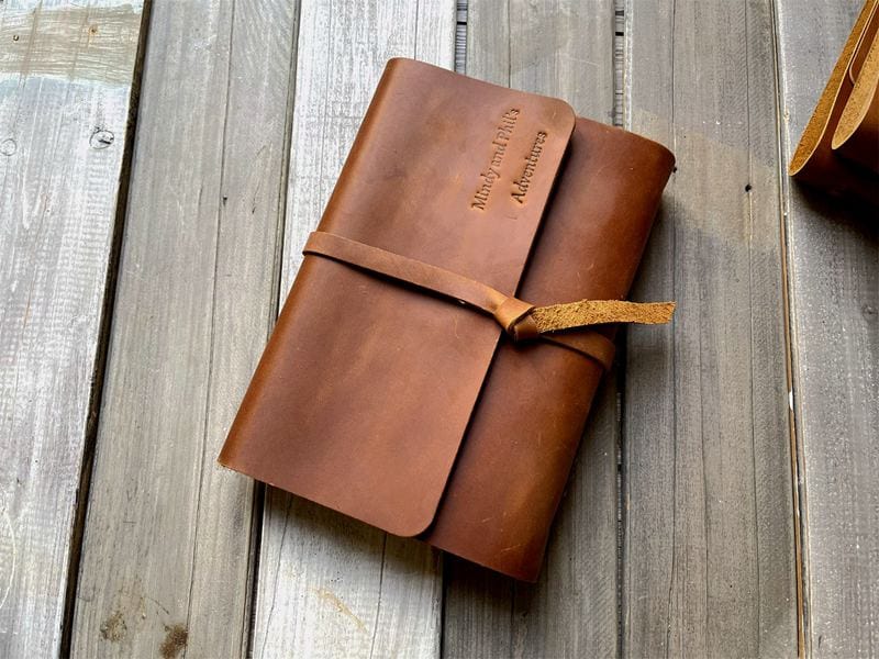Personalized Leather Journal with Lined Paper - Handmade Writing Notebook for Travel, Diary & Sketching - Perfect Gift for Writers & Artists