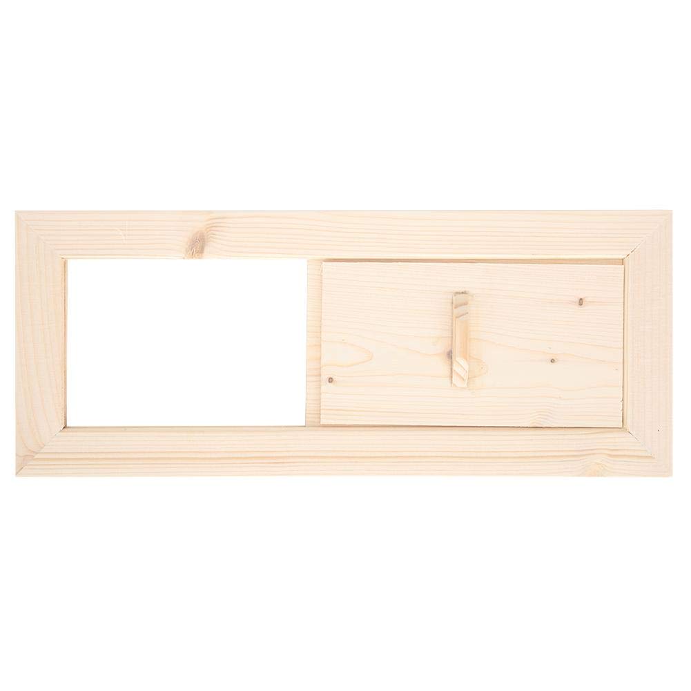 Premium Hemlock Sauna Air Vent Ventilation Panel - Sauna Room Air Vent Grille for Steam Rooms & Home Spas - Durable Sauna Accessories for Improved Airflow & Comfort