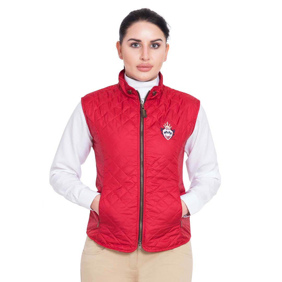 Equine Couture Women's Denim Vest - Stylish & Comfortable Riding Apparel for Equestrian & Casual Wear