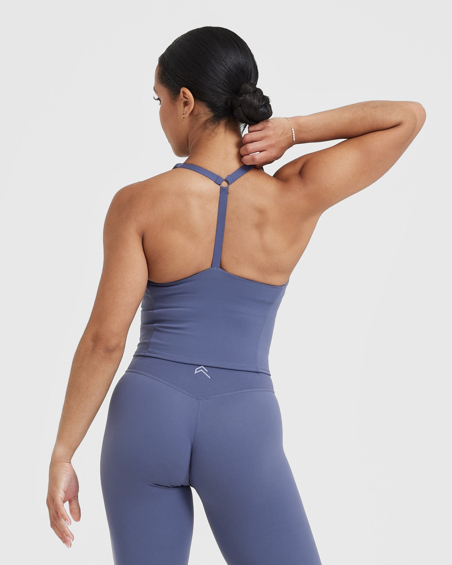 Timeless Square Neck Mid Vest for Women | Slate Blue Ribbed Knit Sleeveless Top | Casual Wear, Layering, Office Outfits & Summer Fashion
