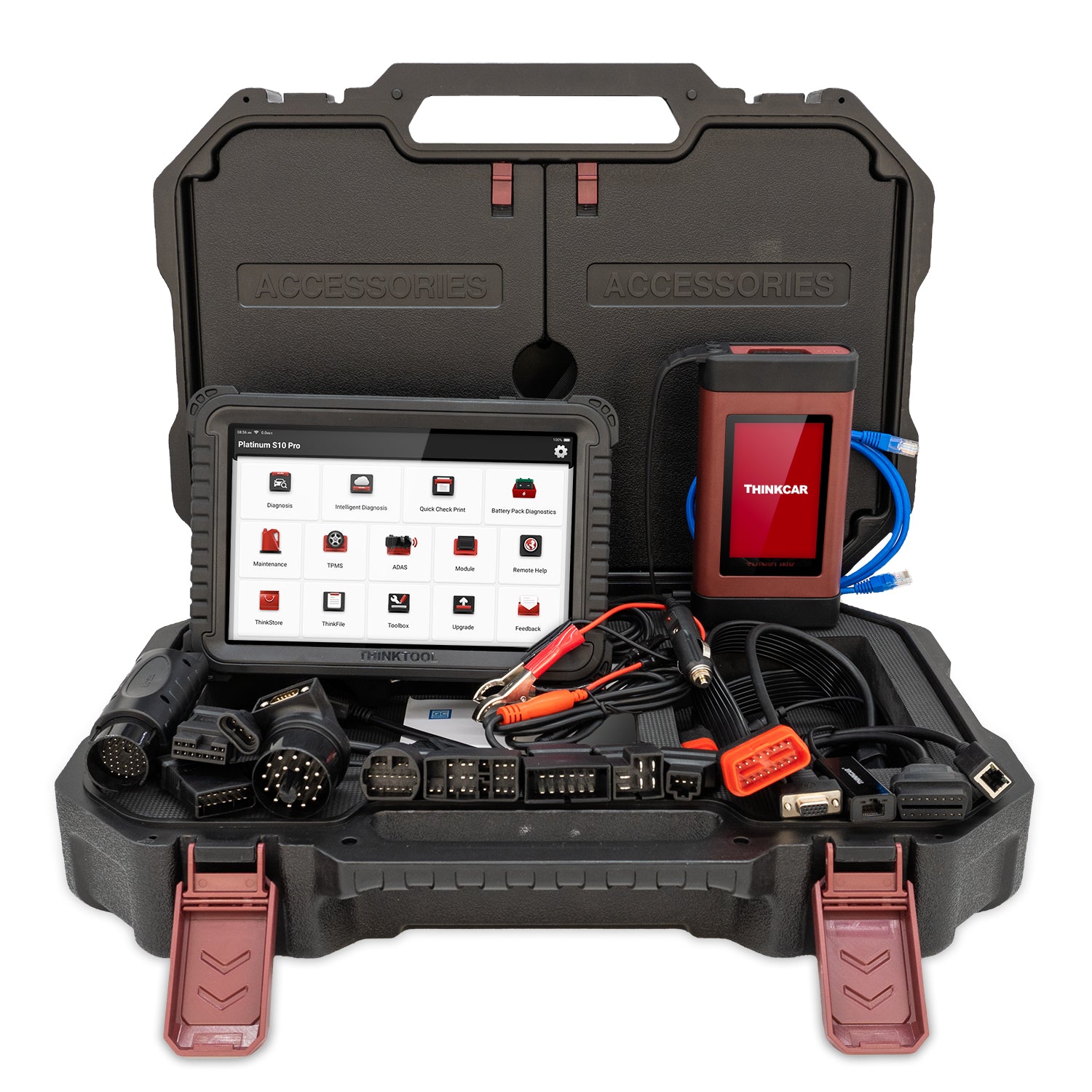 PLATINUM S10 PRO Professional OBD2 Scanner - Car Diagnostic Tool for Engine Fault Code Reader, ABS, SRS, Oil Reset | Compatible with Most Vehicles - Perfect for Mechanics & DIY Auto Repair