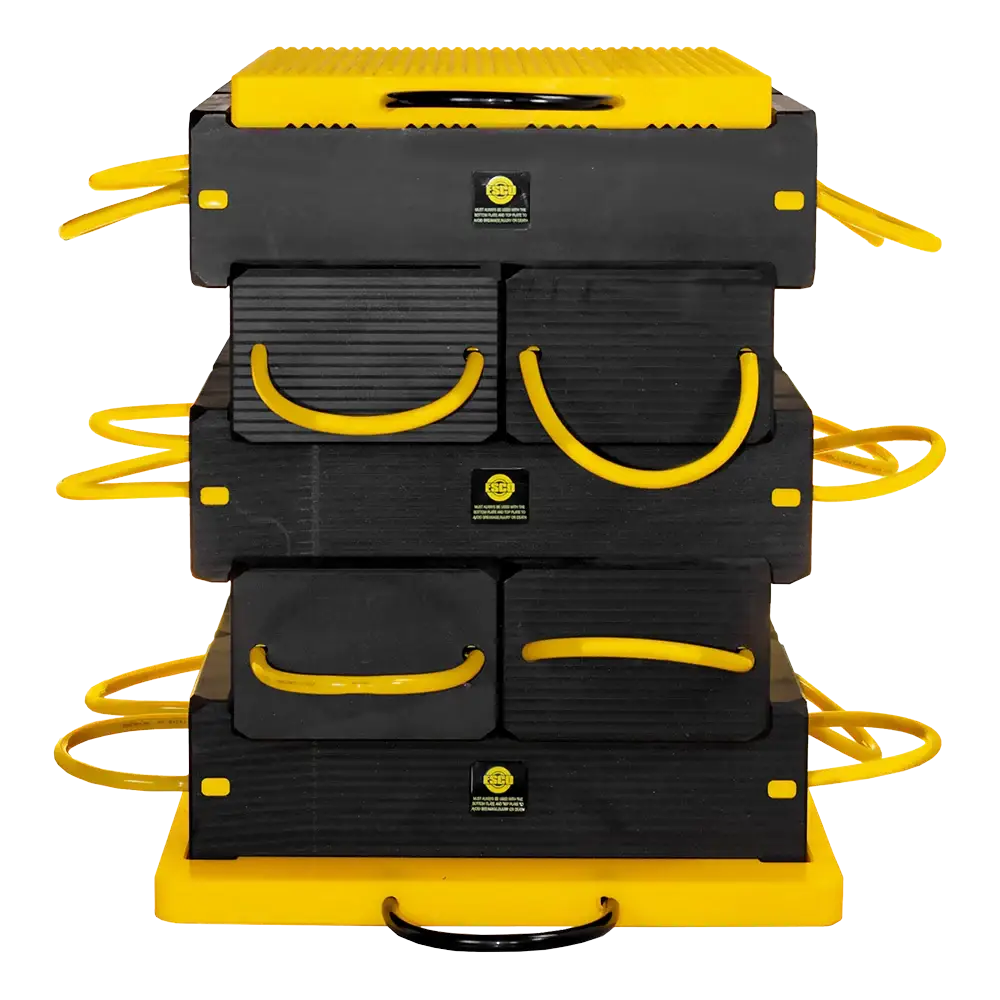 ESCO 12-Piece CribLok Cribbing System with Plates - Supports Up to 28