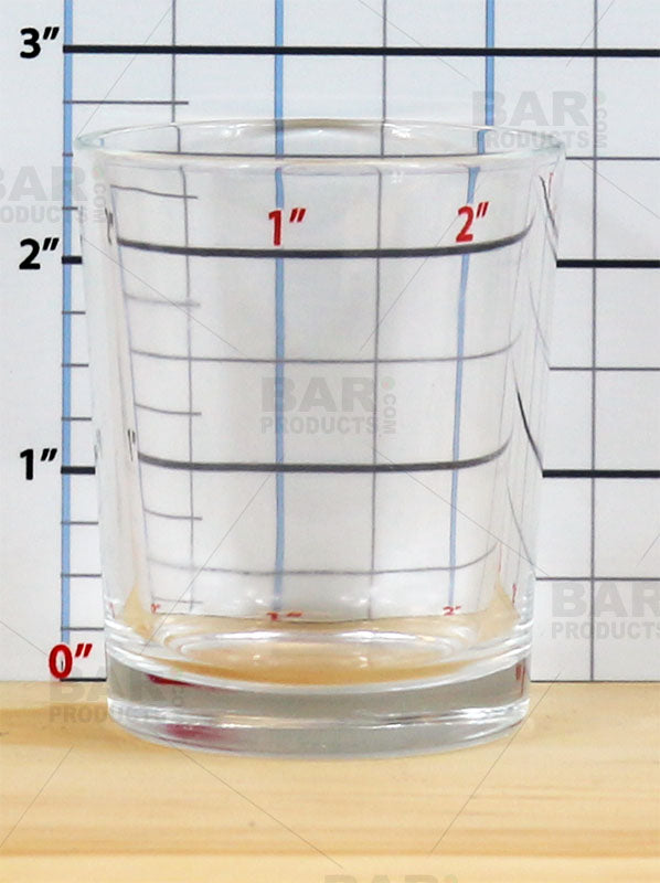 BarConic® 3 oz Shot Glasses Set of 6 - Perfect for Parties, Bars, and Home Entertaining