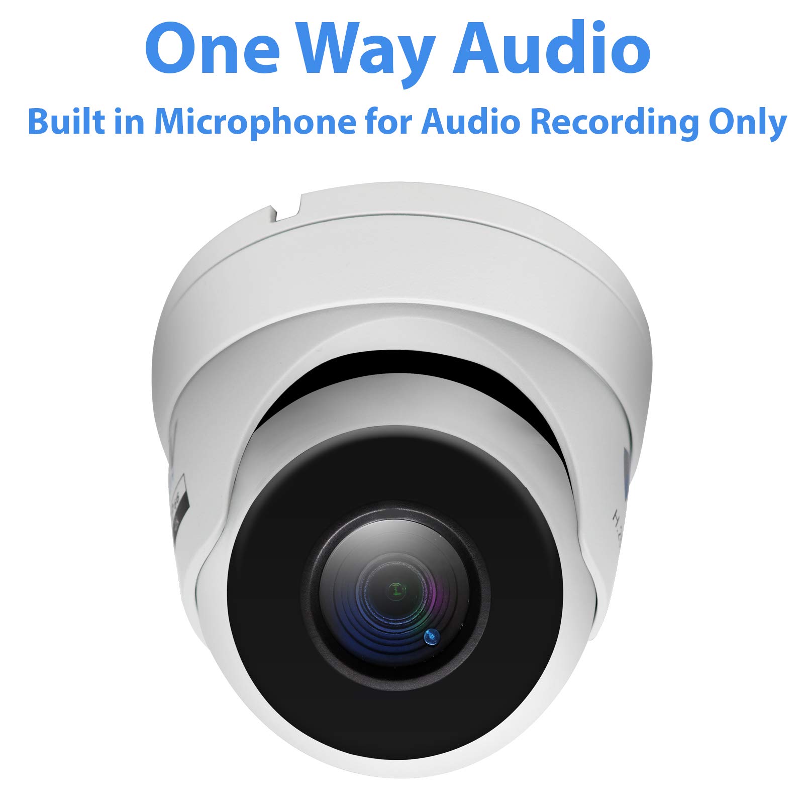 8MP 4K AI Smart Home Security Camera System with 8 Channel NVR - 4 Dome & 4 Bullet IP PoE Cameras (Built-in Microphone, Face/Person/Vehicle Detection, 2160P HD) - Ideal for Home, Office & Business Surveillance