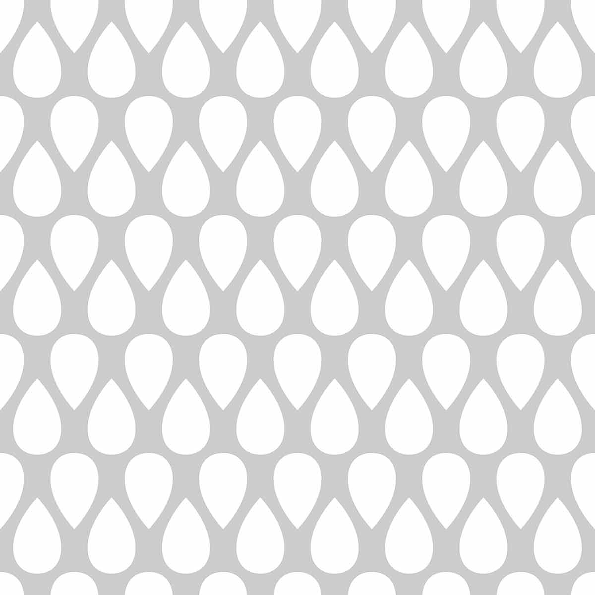Grey Trellis Peel and Stick Removable Wallpaper - Self-Adhesive Decorative Wall Covering for Bedroom, Living Room, Kitchen, and Office