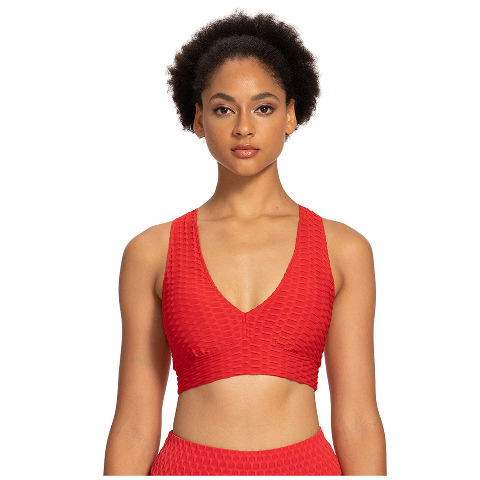 Narumard Women's Crisscross Back Sports Bra - Supportive Fitness & Yoga Bra for Women - Perfect for Running, Gym Workouts & Active Lifestyles