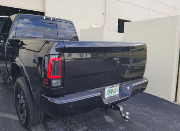 2009-2023 Dodge RAM 1500 Classic LED Tail Lights - Smoked Lens Replacement (OEM Style) - Perfect for Night Driving & Enhanced Visibility