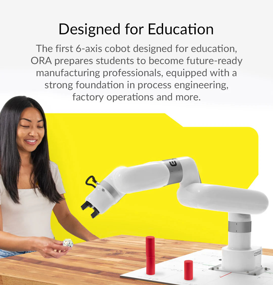 Ozobot Robotic Arm Kit - Programmable STEM Robot for Kids | Coding & Engineering Learning Toy | Perfect for Classroom, Home Education & DIY Projects