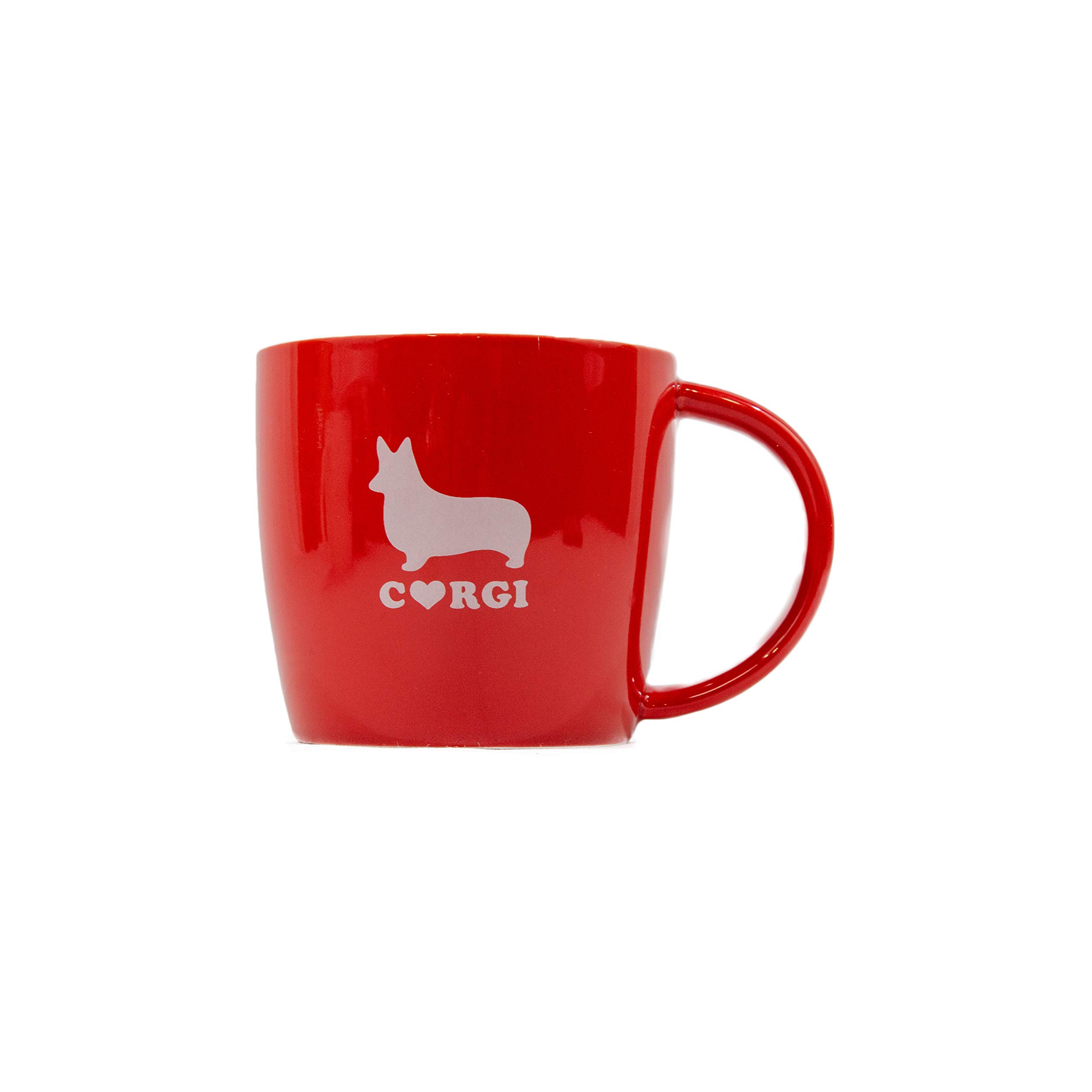 Corgi Themed Ceramic Coffee Mug - 16oz Large Red Dog Lover Gift for Home, Office, or Gifts - Perfect for Tea, Hot Chocolate & Coffee Lovers