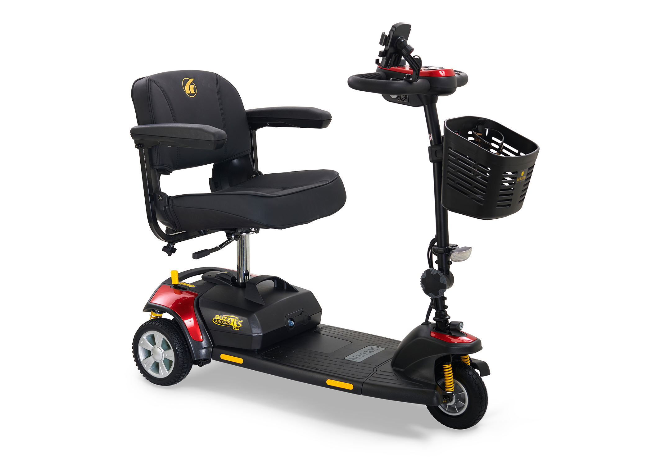 Golden Technologies BuzzAround XL Portable Mobility Scooter - Lightweight & Foldable for Seniors & Adults - Perfect for Shopping, Travel & Outdoor Adventures