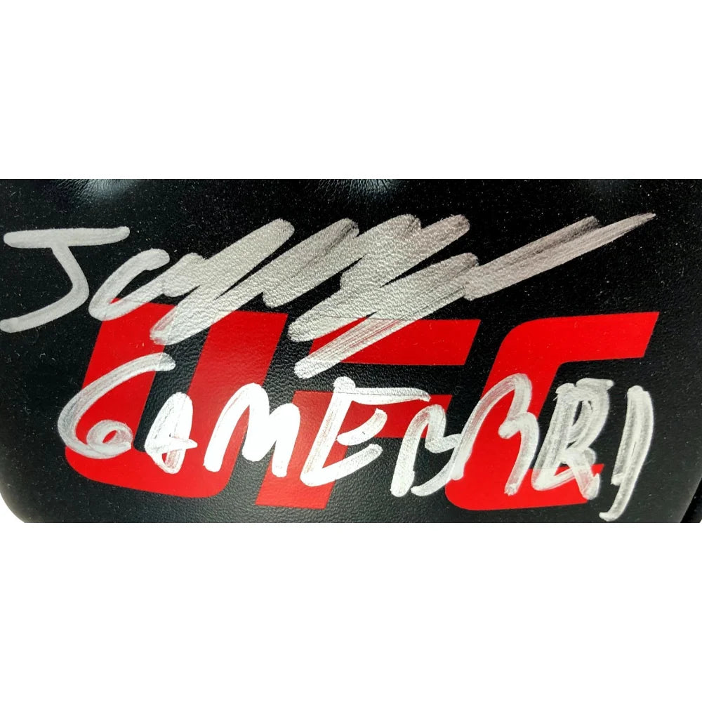 Authentic Jorge Masvidal Autographed UFC Gloves with JSA COA - Gamebred Inscribed Signed MMA Collectible - Perfect for UFC Fans, Sports Memorabilia Displays & Gift for Fight Enthusiasts