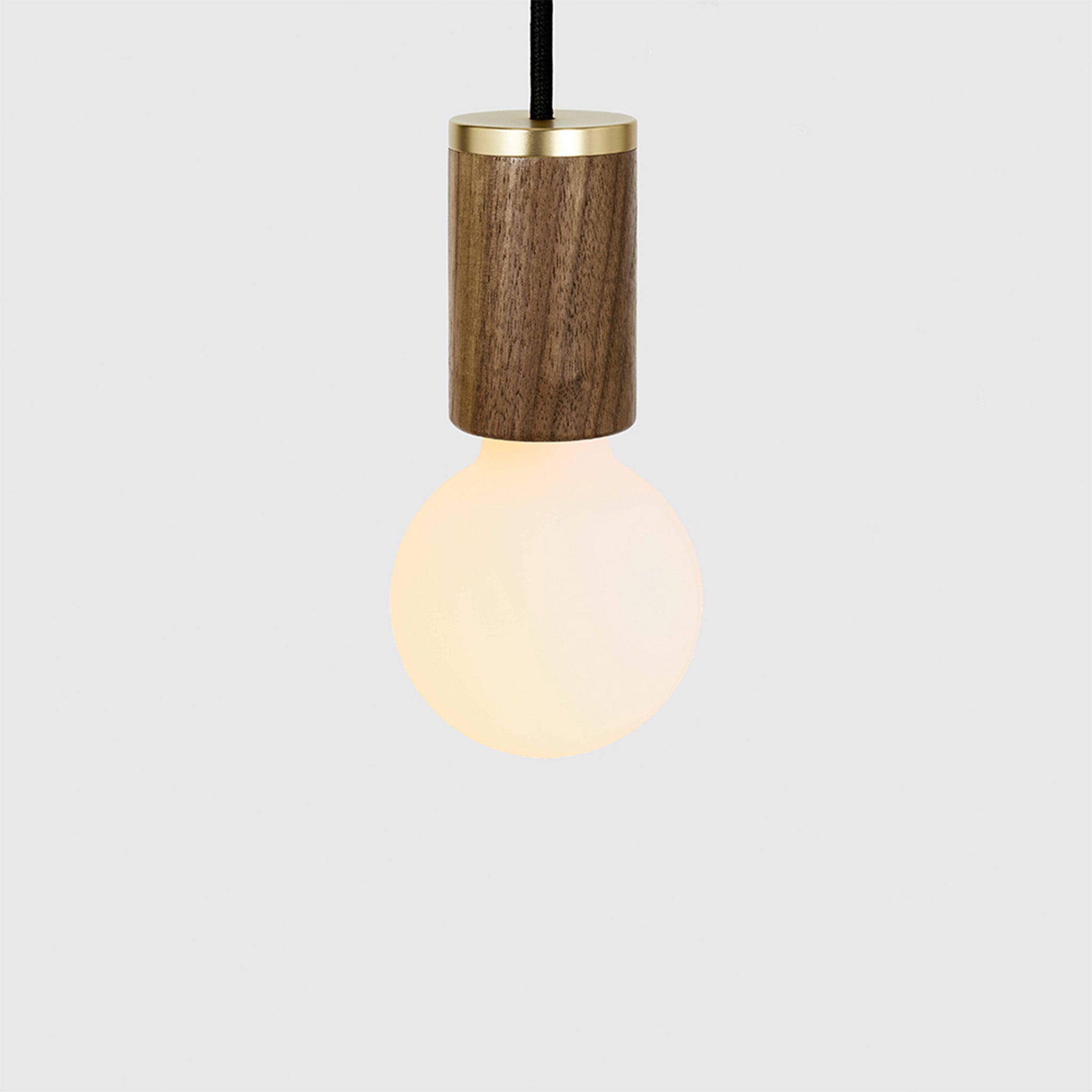 Walnut Porcelain II Pendant Light - Elegant Ceiling Lighting Fixture for Dining Room, Kitchen Island & Bedroom Decor