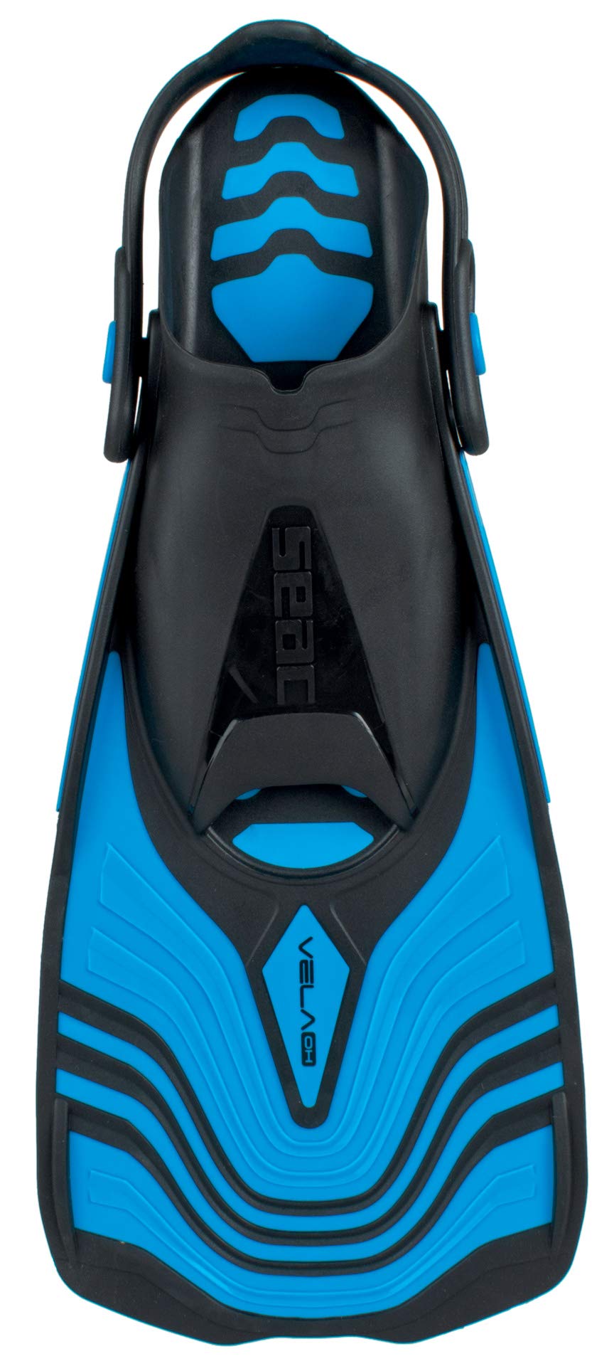 SEAC Vela OH Snorkeling Fins - Adjustable Strap Swim Fins for Snorkeling, Diving & Pool Swimming - Lightweight Comfortable Swim Fins for Adults & Kids - Perfect for Beach, Ocean & Water Sports