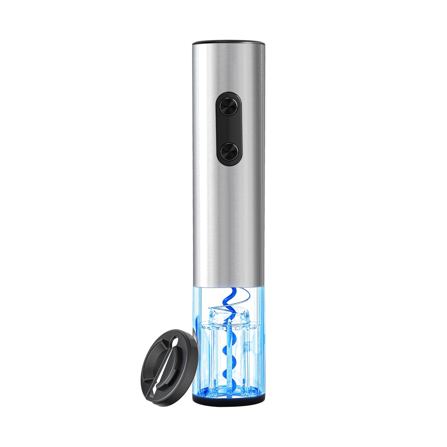 Electric Wine Opener with Foil Cutter & LED Light - Battery Powered Automatic Corkscrew for Wine Bottles | Perfect for Home Bars, Parties & Gifts (4 AA Batteries Not Included)