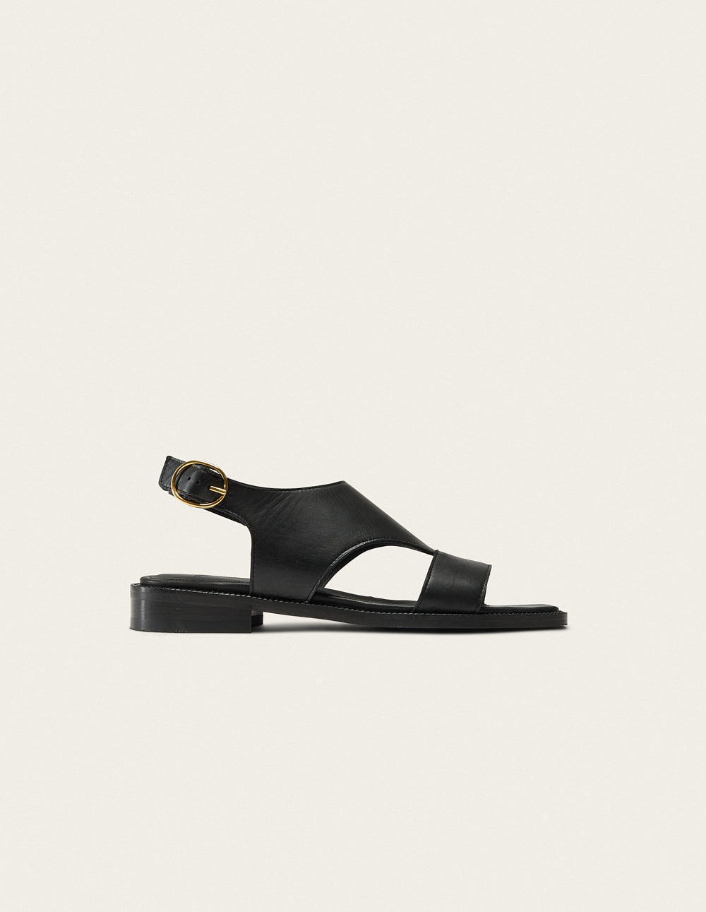 Black Leather Corte Sandals for Women - Comfortable & Stylish Summer Walking Shoes for Beach, Travel, and Casual Outings